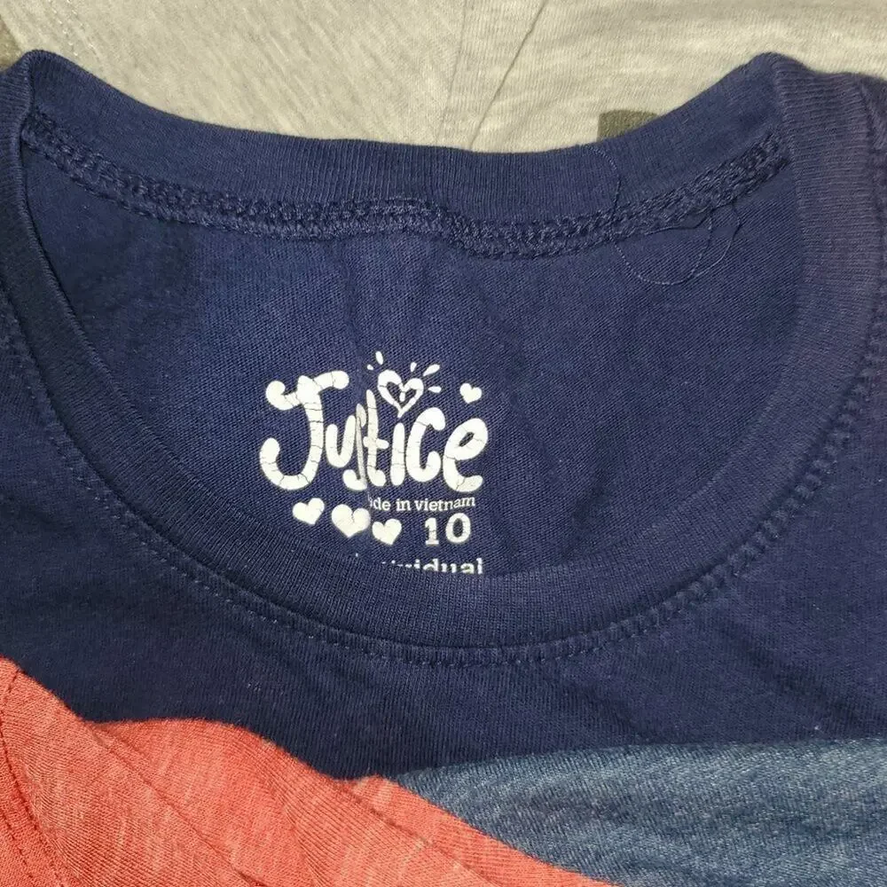 Justice and DC Girls Set of 4 Tops || Large EUC